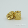 Molded copper nut knurled brass insert nut